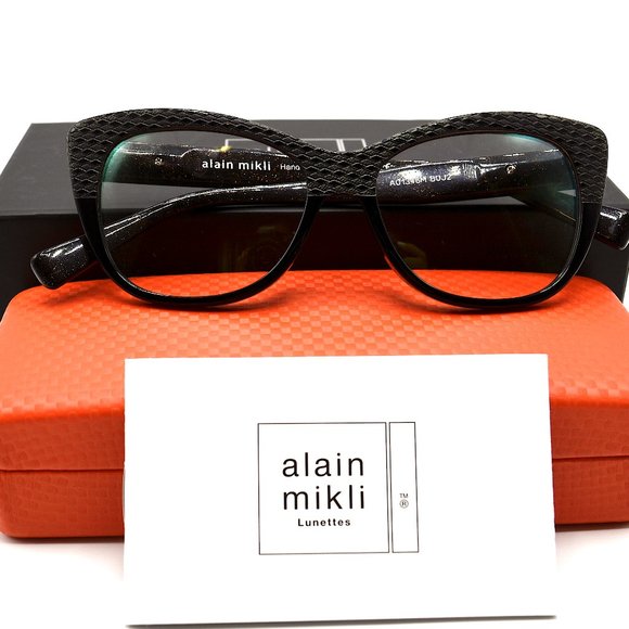 ALAIN MIKLI Accessories - ALAIN MIKLI A01346M BLACK AUTHENTIC EYEGLASSES FRAMES RX 52-15
